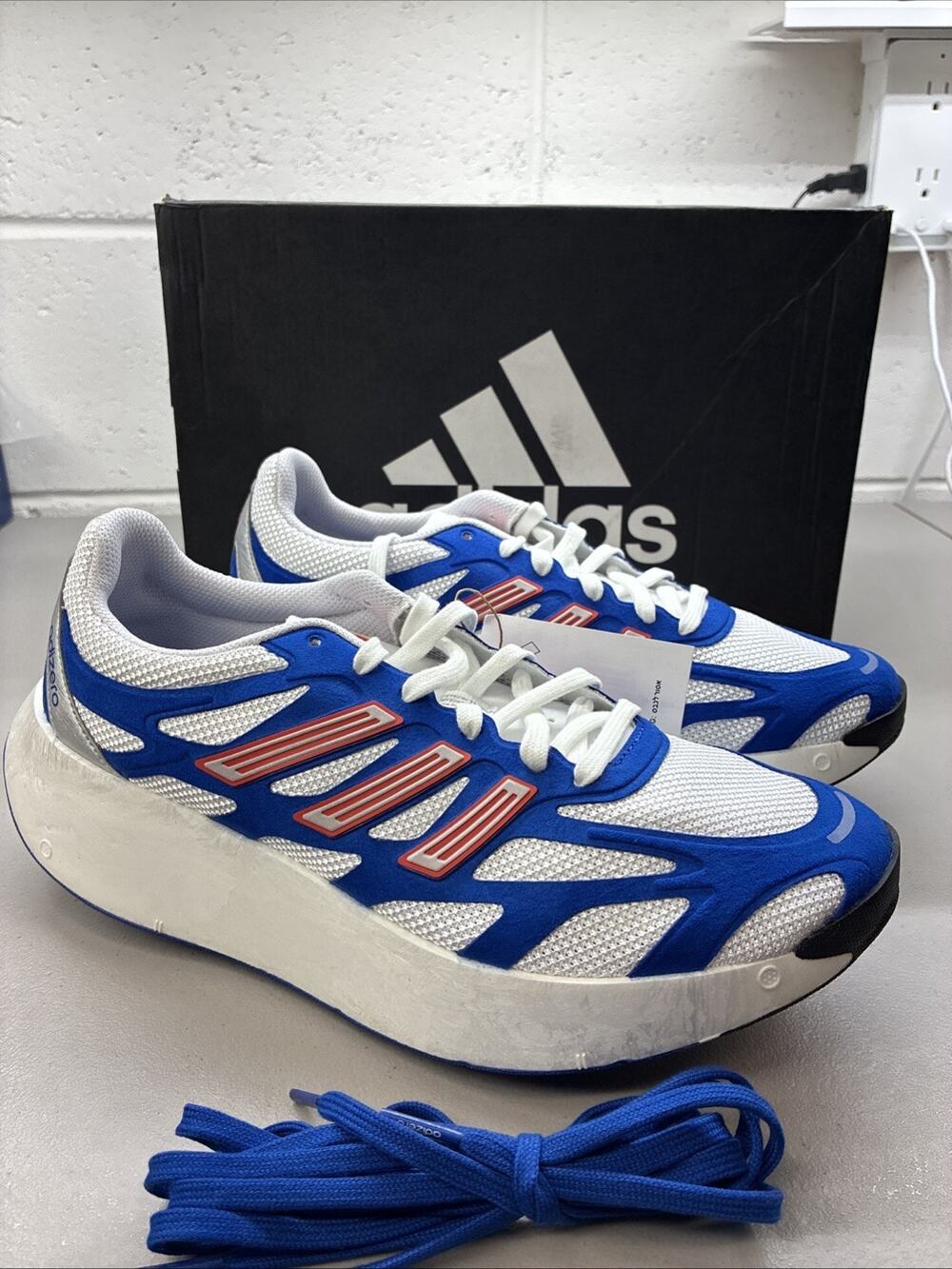New Adidas Adizero Aruku Collegiate Royal Bright Red Size 9 Men’s With Box